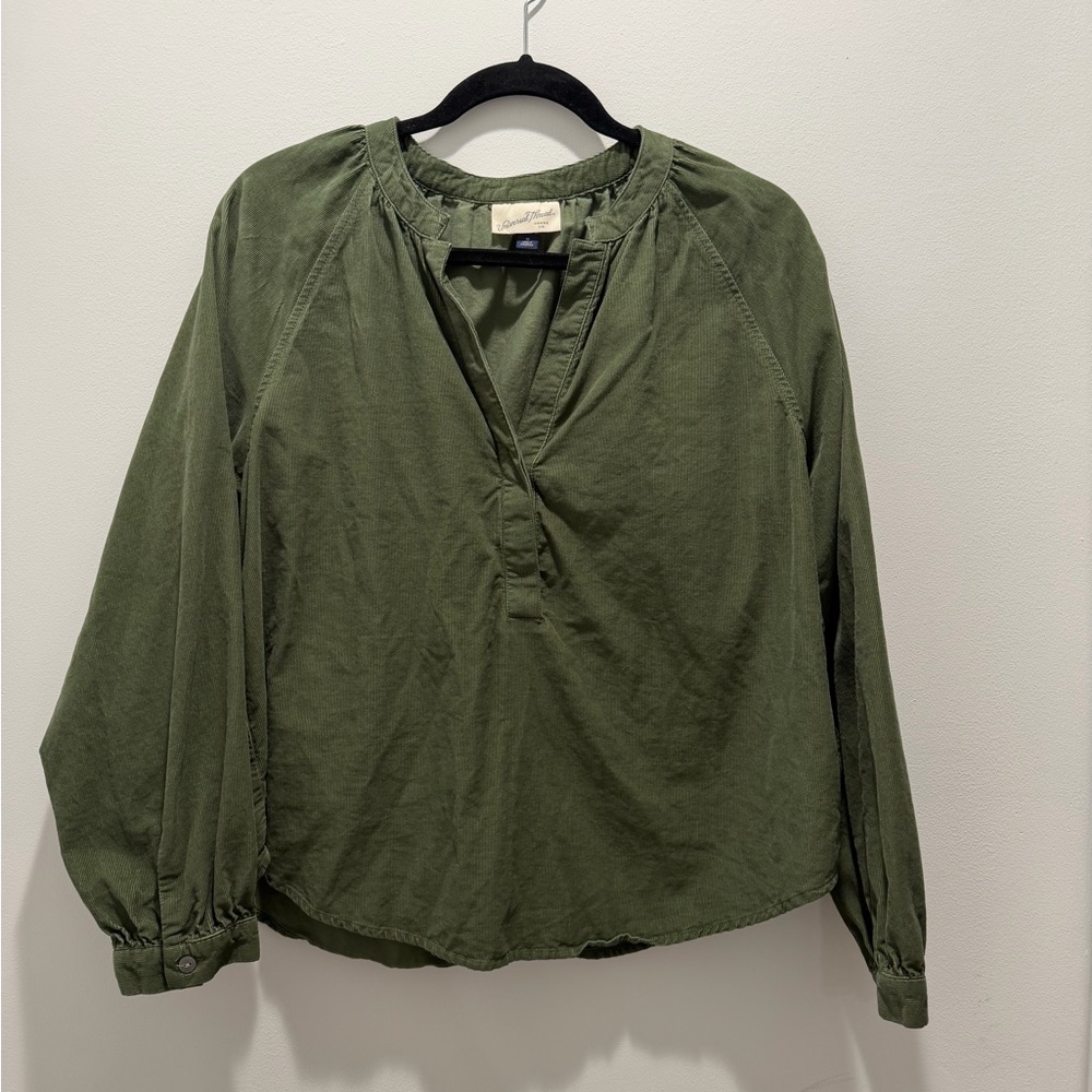 Universal Thread Forest Green Blouse